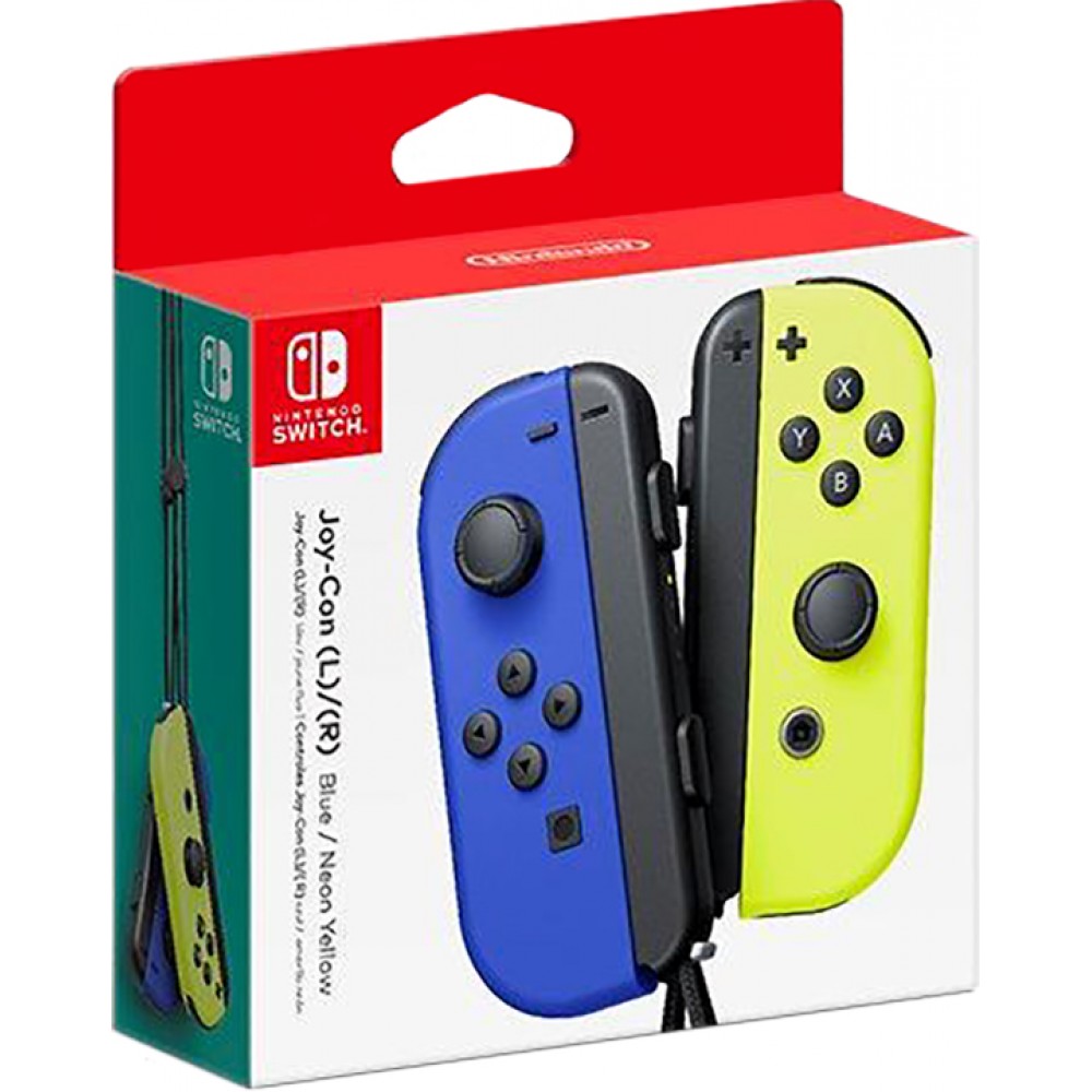 NINTENDO SWITCH JOY-CON COPPIA CONTROLLER BLU/GIALLO NEON